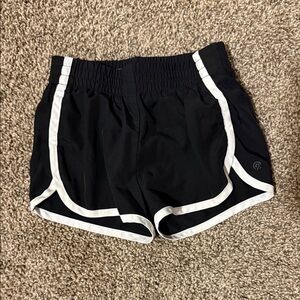 Champion Kids' Black Shorts with White Trim